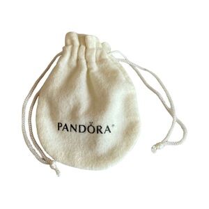 Pandora Anti-Tarnish Soft White Drawstring Jewelry Pouch